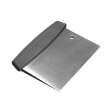 Heavy Duty Stainless Steel Griddle Scraper for Blackstone and Traeger, Ergonomic Grip Flat Grill Scraper
