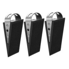 3pcs Non Slip Rubber Door Stopper Wedge, Heavy Duty Door Stop for Home Office Hotel Use