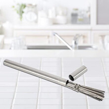 Stainless Steel Skewer Holder with Dustproof Storage Case for Organized BBQ and Outdoor Grilling