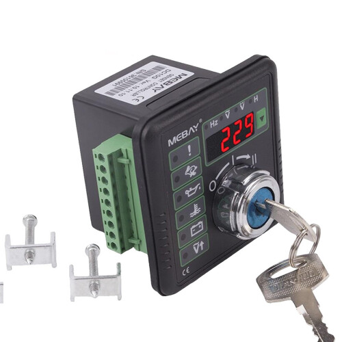 DC10K Generator Controller Panel Programmable Engine Control Module with Manual Start Stop Function 2
