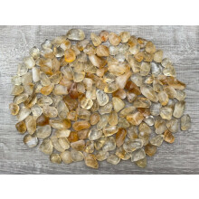 Citrin Trumlad Sten, 0,5"-1" Trumlad Uppvärmd Citrin