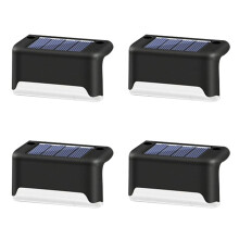 Ghojet 4/8/12 stk. LED solcellelamper kompatible med udendørs trappetrin