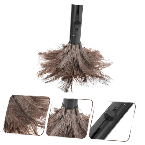 Microfiber Duster 2 Pack with Washable Reusable Head and Extendable Handle for Home Office and Car Cleaning 1