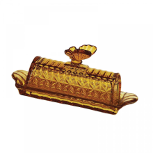 Manteigueira com Tampa, Recipiente para Manteiga com Tampa Antipoeira, Ideal para Servir Manteiga em Restaurantes, Cozinhas Domésticas e Con