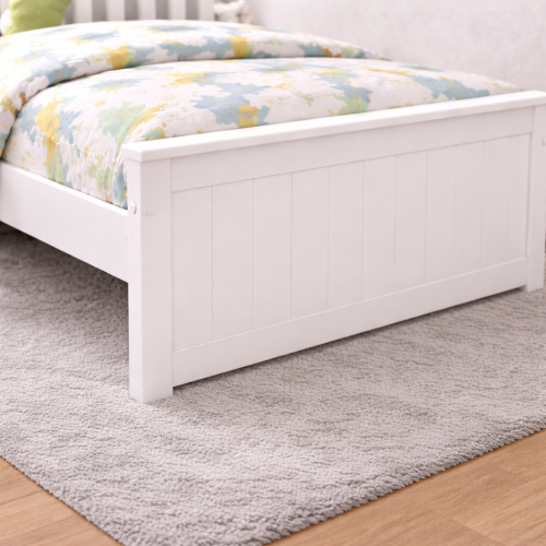 Bedmaster Rio White Wooden Kids Bed Single 2
