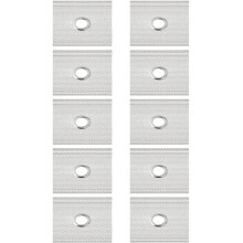 8 Pack Awning Eyelets 5/6mm‑7/8mm, Durable Metal Caravan Awning Hooks for Camping Rail