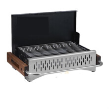 Portable Folding Charcoal Grill for Outdoor Cooking Camping Picnic, Durable Metal BBQ Stove