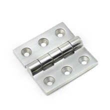 Heavy Duty Industrial Cabinet Door Hinge 75x50mm with Smooth Bearing Motion and Thickened Foldable Design