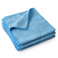 Microfiber Cleaning Cloths 2Pack 16x16 UltraAbsorbent Waffle Weave Towels Lint for Car Kitchen Glass
