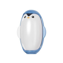 Reusable Lint Roller Ball Cute Penguin Design, Washable Sticky Gel Pet Hair Remover for Clothes