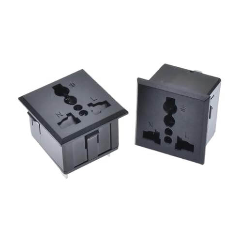 13A 250V Panel Mount Power Socket with Switch Type 16, SpaceSaving Combo, Secure Plug Connection