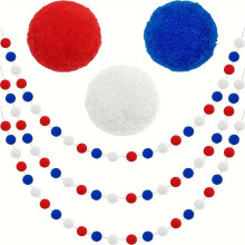 3pcs Independence Day Hanging Decorations Set, EyeCatching Patriotic Display for 4th of July Party