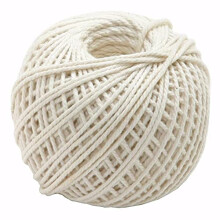 110ft Cotton Kitchen Twine Roll for Secure Meat Trussing and Even Cooking Turkey Roast