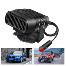 Portable Car Heater 12V 120W Fast Defrosting 2 in 1 Heater and Fan with 360 Rotatable Base for Winter