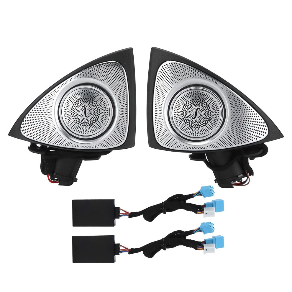 Rotating Tweeter With 7ÂColor Led Ambient Lighting, Matte Chrome Finish For Mercedes Sclass W222 2014Â2017 9045646508061