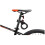 Heavy Duty Bike Cable Lock with AntiTheft Blade Core and Mounting Bracket, Waterproof 120cm Orange 4