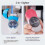 Car Shape Butane Jet Lighter with LED Clock Dial, Adjustable Flame Windproof Refillable Zinc Alloy Design (W2) 3