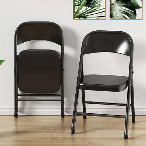 White Plastic Folding Chairs 350lb Capacity, Stackable Foldable Seats for Wedding Party Indoor Outdoor Use 1