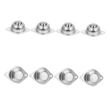 8pcs Furniture Caster Wheels Nylon Roller Bearing Set for Table Cart Easy Tool Installation