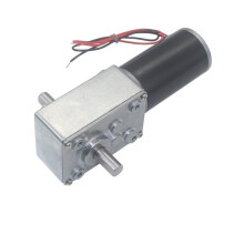 DC Gear Motor 584031ZY Double Axis Turbine Worm Low RPM Torque Drive for BBQ Rotisserie and DIY