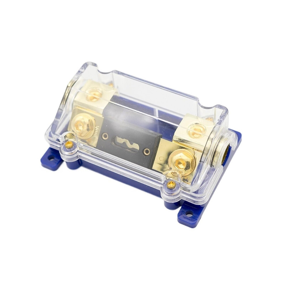 Plated Car Audio Inline Fuse Holder 250A Waterproof Dustproof For Amplifier Stereo Amp Power Gold 9045646507958
