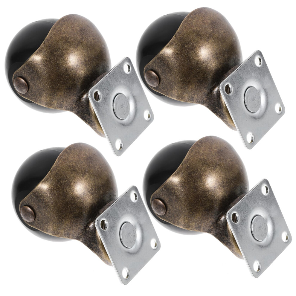 Office Chair Wheels With Brake, 4Pcs Replacement Casters For Hardwood Floors, Quiet 360 Swivel Rolling 9351714717854