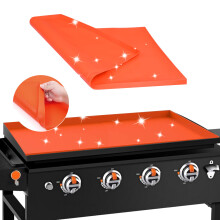 22 Inch Griddle Cover for Blackstone, Nonstick Heat Resistant Food Grade Silicone Grill Mat for Outdoor Cooking