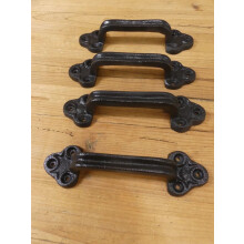 8 1/4 inch Cabinet Pull Handles Set, Durable Cast Iron Drawer Handles for Kitchen and Bathroom, 4PCS