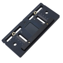 Cabinet Hardware Jig for Precise Hole Positioning, Adjustable Alloy Drill Guide for Cabinet Handles and Drawer Pull Installation