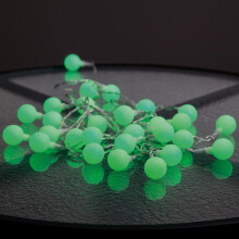 LED Outdoor-Lichterkette -Berry', 50 LEDs, Netzbetrieb, grün, 7m
