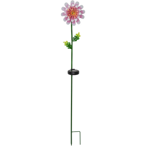 Solar-Erdspieß Pink Daisy