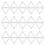 Stainless Steel Open Loop Pendant - 30pcs Triangular Hollow Frame Resin Jewelry 5