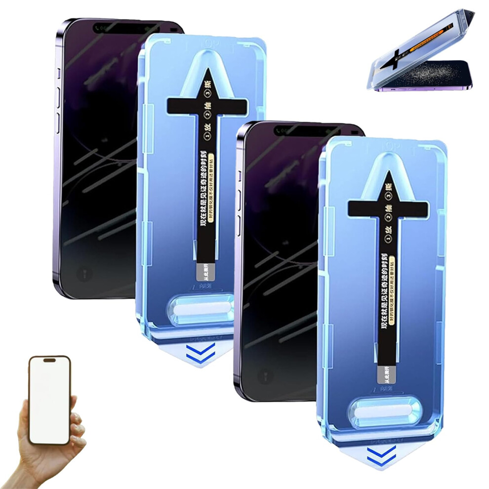 Screen Protector For Iphone 16 2 Pack, 9H Tempered Glass With Auto Dustelimination, Hd Clear, Bubble 9351714718806