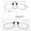 Convenience Keychain Mini Nose Clip Reading Glasses + Case Thinoptics Style 5