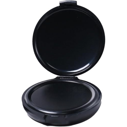 Black Waterproof Fingerprint Ink Pad for Identification and Security, QuickDry SmudgeResistant