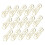50pcs Small Metal Paper Clips for Office Documents Cute Decorative Durable Set 1