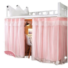 Breathable Bed Tent Curtain for Dorm Bunk Bed, Private Sleeping Space Canopy for Single Loft