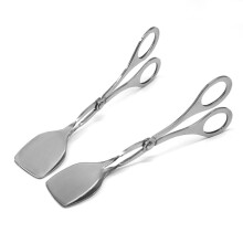 Stainless Steel Cooking Tongs with Precise Non‑Slip Grip, Heat‑Resistant Long Handle for BBQ and Kitchen