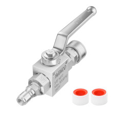 Pressure Washer Ball Valve 3/8 Inch Quick Connect 5000 PSI Stainless Steel LeakProof Design