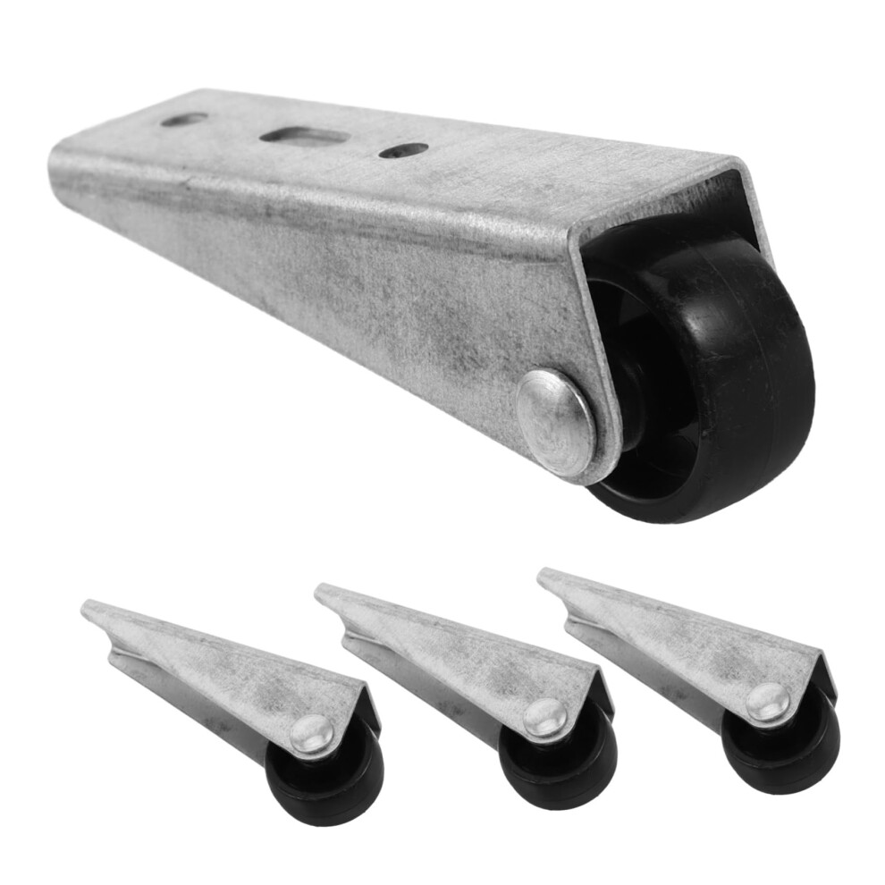 5Pcs Sliding Door Rollers Heavy Duty Nylon Quiet Bottom Wheels Antifalling Durable Design 9045646510477
