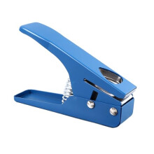 Guitar Pick Maker Adjustable Metal and Plastic Punch Tool with Easy Lever Operation for Guitarists Blue
