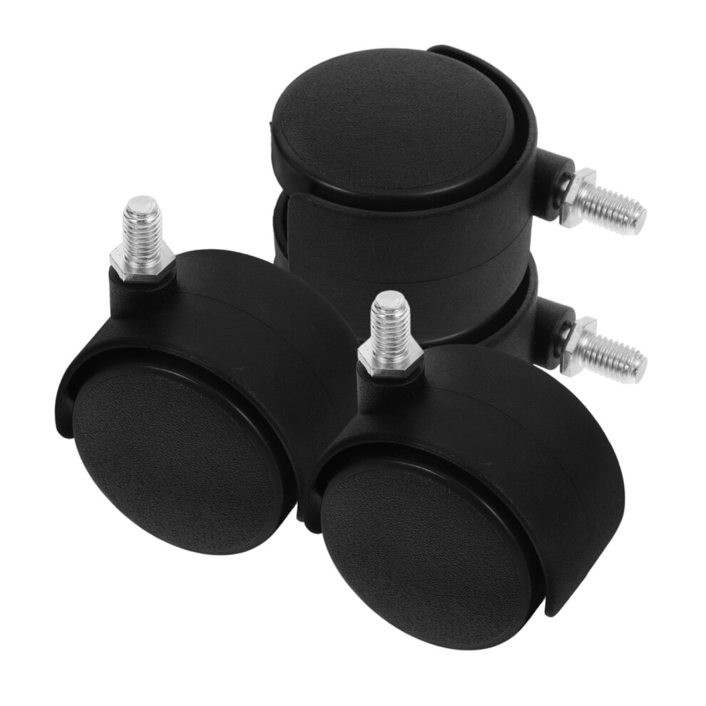 4Pcs Office Chair Caster Wheels Replacement Set, Silent Smooth Rolling, Heavy Duty 360 Swivel For Carpet And Hardwood Floors 9045646510514