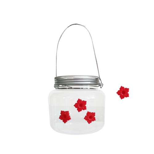 Sherem Mason Jar Kolibrifoderautomat kompatibel med Sherum/Hilipert 1