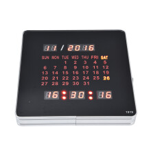 LED-Digital-Wanduhr 100-240EU, 20 20 cm, 210 mAh