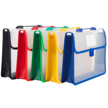 5pcs A4 Document Organizer Set, Waterproof Durable PP File Folders for Office School Travel