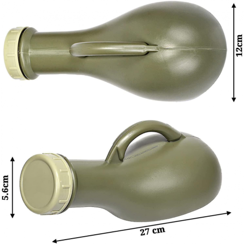 Φορητό Unisex συμβατό με άνδρες και γυναίκες 1000ml, Μπουκάλια ούρων με προστασία από 1