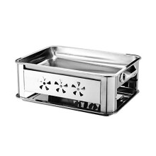 Korean BBQ Grill 45cm Smokeless Dual Fuel Charcoal and Alcohol Fast Heat RustResistant for Indoor Outdoor Use