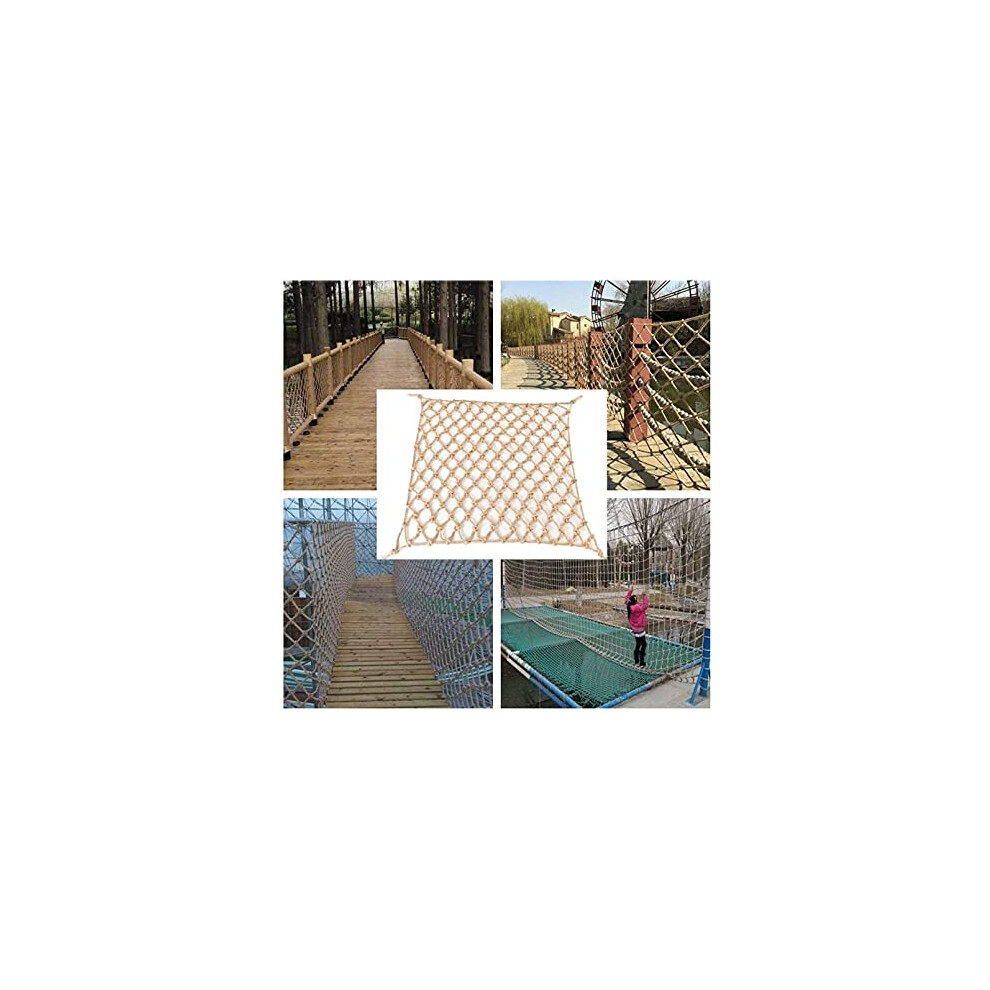 Safety Net For Balcony Jute Rope 200Kg Load Capacity Durable Knotted Climbing Rope Net For Indoor Outdoor Use 9045646511542