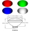 Φωτισμός πισίνας LED, 18w Par56 Rgb φως πισίνας. Υποβρύχιος προβολέας με τηλεχειριστήριο 2