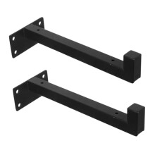 Heavy Duty L Bracket for Floating Shelves, Metal Right Angle Shelf Support with Screws, Easy Install